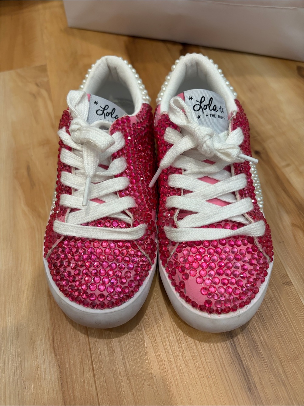 Lola and the boys rhine stone sneaker